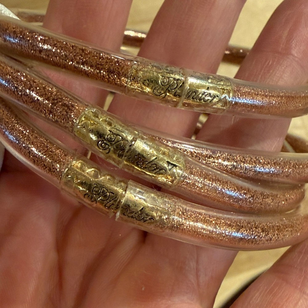 Plunder Rose Gold Glitter Bracelets - Picture 2 of 4